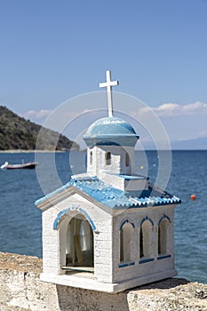 miniture Greek chapel