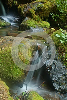 Miniture waterfall photo