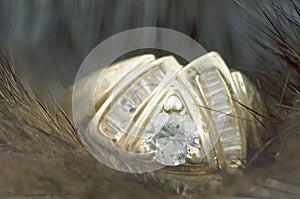 Mink and deco cocktail diamond