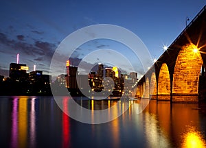 Minneapolis at night