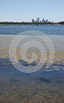 Minneapolis Skyline over Lake Calhoun