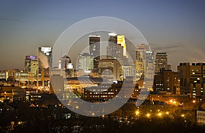 Minneapolis Skyline at Sunset