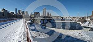 Minneapolis Skyline in the Winter