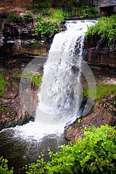 Minnehaha Falls located in Minneapolis Minnesota