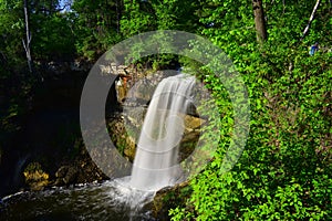 Minnehaha Waterfalls in Minneapolis, Minnesota