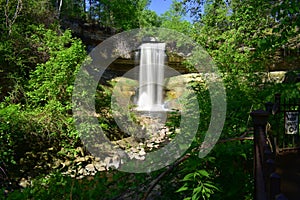 Minnehaha Waterfalls in Minneapolis, Minnesota