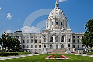 The Minnesota state Capitol building in St. Paul