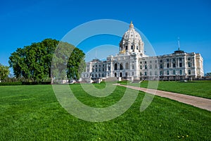 Minnesota State Capitol in Springtime