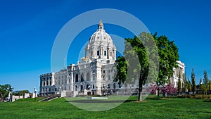 Minnesota State Capitol in Springtime