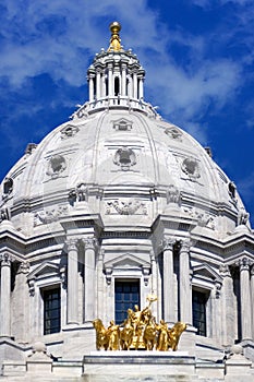 Minnesota State Capitol St Paul MN - Straight on