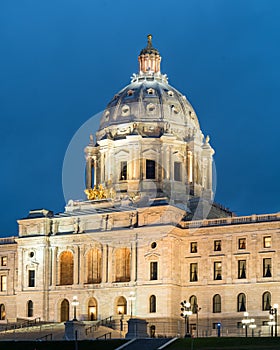 Minnesota State Capitol at Twilight photo
