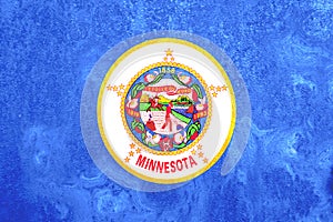 Minnesota State Flag  Pop Art