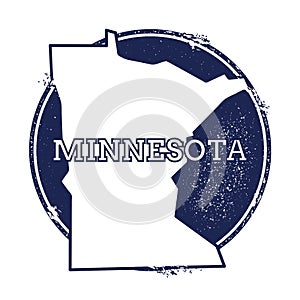 Minnesota vector map.