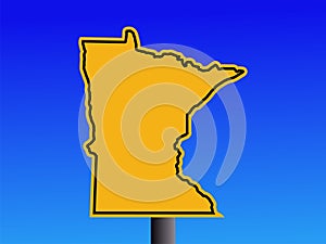 Minnesota warning sign
