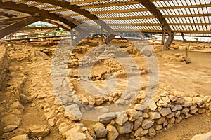 Minoan Malia ruins archaeological site, Malia, Crete