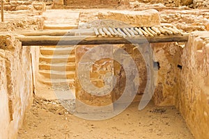 Minoan Malia ruins archaeological site, Malia, Crete, Greece