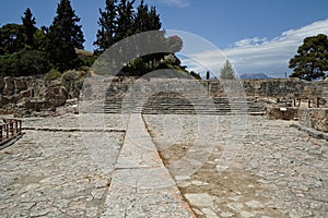 Minoan Palace of Phaistos in Crete