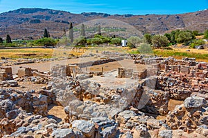 Minoan Palace of Zakros at Crete, Greece