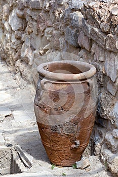 Minoan storage jar at Knossos.