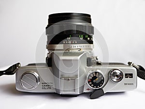 Minolta SR-T 101 with MC Rokkor-PF 1:1.4 f=58mm vintage 35mm analog film camera