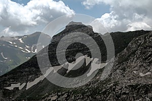 Minor, oddly asymmetric peak near Malbun, Liechtenstein