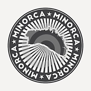 Minorca round logo.