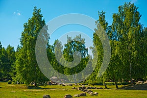 Minsk, Belarus: Geological park-museum of boulders in Minsk