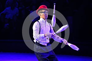 Juggler. II Minsk International Circus Art Festival