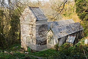 Minster church in Valency woods near Boscastle