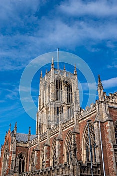 The Minster in Hull with blue sky
