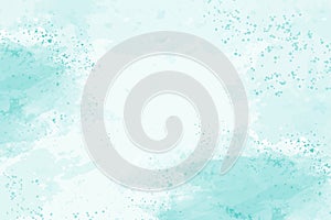 Mint abstract watercolor texture background