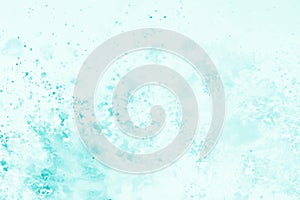 Mint abstract watercolor texture background