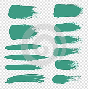 Mint Blot Set With Transparent Background