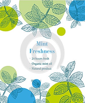 Mint freshness sketch template