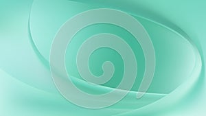 Mint Green Curve Background