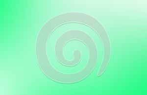 Mint green gradient background. Abstract Blur background. Bright and vivid.