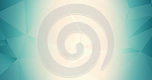 Mint green polygon shapes connected