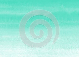 Mint green watercolor background with gradient parallel stains photo