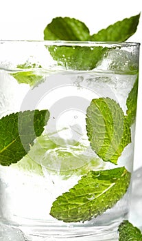 Mint ice vodka