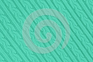 Mint Knitwear Fabric Texture