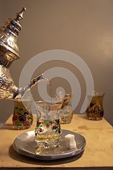 Mint tea in Morocco