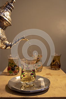 Mint tea in Morocco