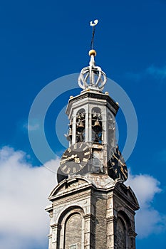 The Mint Tower located at the Muntplein square in Amsterdam