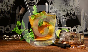 Mint Whisky Cocktail