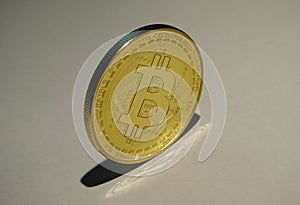 Minted bitcoin photo