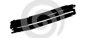 Minus brushstroke stripe scribble line