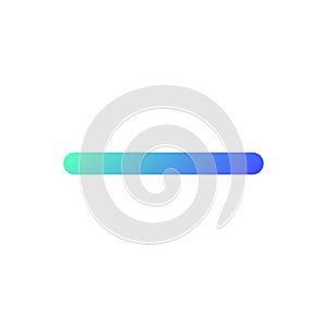 Minus pixel perfect gradient linear ui icon