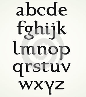 Minuscule Alphabet