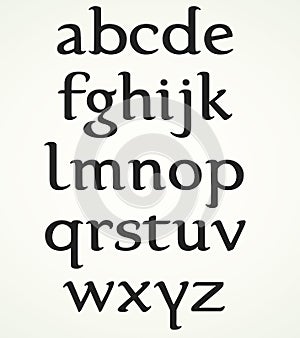 Minuscule Alphabet photo