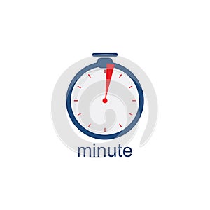 minute a1 Logo concept, branding, creative simple icon